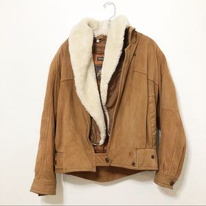 Wilson’s vintage bomber leather jacket